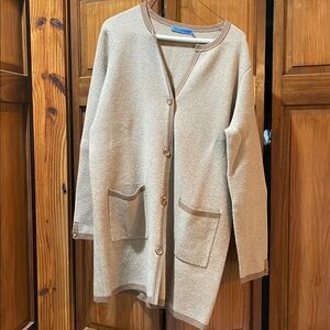 J. McLaughlin Tan Knit Sweater